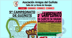 Desktop Screenshot of lascuarentanavajas.com